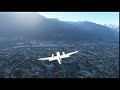 MSFS: Pennine Alps, Zermatt to Aosta airport with Beechcraft King Air 350i