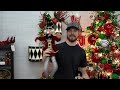Creative Christmas Tree Decorating: Red, Green, Black, White w/ Nutcrackers | Unique Drum Stand 2023