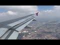 Approach and Landing at Congonhas Airport, Brazil CGH