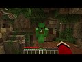 JJ and Mikey Found CURSED FLAT House   Maizen Parody Video in Minecraft
