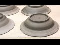 Throwing a Wide Rim Pasta Plate on the Pottery Wheel