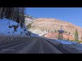 Million Dollar Highway Colorado Winter Mountain Scenic Drive 4K San Juan Skyway Durango to Ouray