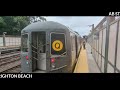 MTA NYC Subway: R46, R68/A (Q) train & Parade of Trains action at Avenue U (9/9/2023)