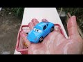 Clean up muddy minicar & Disney pixar car convoys! Play in the garden #1