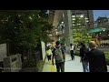 Scenic Tokyo Evening in Minato Kaigan | 4K HDR