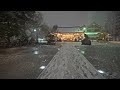4K・ Snowy Tokyo Asakusa at night・4K HDR