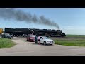 Pacing Union Pacific Big Boy #4014 Steam Train Highball Gering, Nebraska (6/8/23)