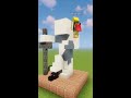 Estatua para el HUEVO de DRAGÓN - Decoraciones Minecraft en 1 Minuto #Shorts