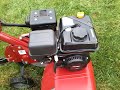 Craftsman Tiller 247.299341 COLD start up.