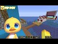 NOOB vs PRO: WATER HOUSE - Milo vs Chip Build Challenge in Minecraft!