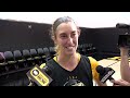 Lucy Olsen's first interview with the media since transferring to Iowa