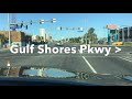 Driving Through Orange Beach, AL to Gulf Shores, AL