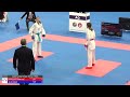 European Karate Championship | Cadet Kumite -54 KG Final | Nehir Kılıç vs Arianna Spradzina