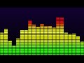 Simple Vintage Equalizer Music Bars Audio Meter Loop Visualizer Background 4K Free/ 60 min
