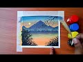 Easy poster colour painting trick/poster colour painting ideas for beginners