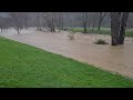 1:30pm 17 August 2022 - Maitai River flood, Hanby Park, Nelson NZ (landscape)