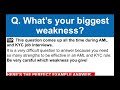 AML & KYC Interview Questions & Answers! (Know Your Customer and Anti-Money Laundering Interviews!)