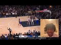 ReReaction to lakers vs knicks highlights (Raw)