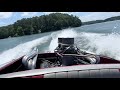 Jet Boat Pumping Water