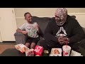 Me and my son did the #Chickfila and #Slimchicken food challenge! 🍔🍟🥤#Fastfood #viral #Trending