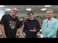 Steve Magnante talks model cars with Rick Hanmore and Doug