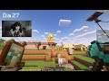 SOBREVIVÍ 100 DÍAS con 100 SUSCRIPTORES en MINECRAFT