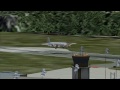 FS9 DC-6A Approach Land Yeager Airport KCRW