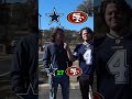 Cowboys vs 49ers fan predictions