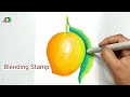 How to draw a realistic Mango | Easy Mango Drawing Tutorial for beginners