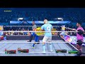 WWE 2K24 - Messi & Ronaldo vs. Mbappe & Haaland - Elimination Tag Team Match | PS5™ [4K60]