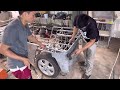 Video tutorial for making electric Jeep Wrangler Rubicon part 2: building a body frame