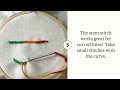 How to do Embroider the Stem Stitch