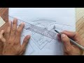 how to draw in 3 point perspective #drawingperspective #architecture #architecturedrawing