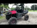 Brand new Honda pioneer 700 build! Portals, A arms, and 33s!