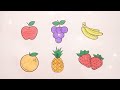 Mari Mewarnai buah-buahan | menggambar dan mewarnai simpel | Backtoschool #12