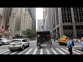 Rainy day in New York City • [4K 60fps] Driving  tour