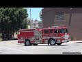 Major heavy rescue truck response! LAFD fire trucks