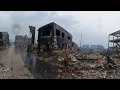 【能登半島地震・360度動画】被災した輪島・朝市通り　Japan earthquake