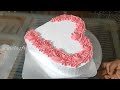 Amazing Cake Decoration Idea //Easy Heart Shape Cake Decoration // Basla'sFrshLand //Malayalam /cake