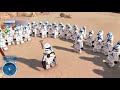 clone trooper army in lego star wars skywalker saga