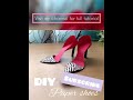 DIY Paper Shoes/ Paper Heels/ Handmade Designer paper shoes #shorts #designer #shoes #heels