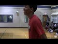 Former D1 Player Travis Aikens Schooling Youngsters in Pick Up Game
