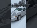 Why you NEED Snow Tires for your Crown Vic/RWD car!