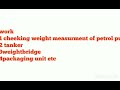 JOB Profile of weight measurment inspector