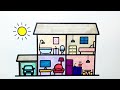 how to color in house beautiful house coloring tutorial