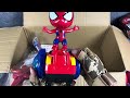 Marvel Toy Set series, Spider-Man Hot toy set series, Spider-Man toy gun series ASMR review toys