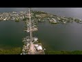 Aerial View of Hurricane Ian damage on Pine Island and Matlacha