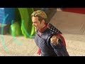 HOMELANDER VS OMNIMAN DEATH BATTLE - Stop Motion Recreation