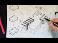 Quick Architectural sketch .. learn in 7 minutes