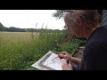 En plein air drawing, Stephan Ruigrok